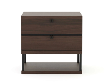 MANHATTAN - Wood veneer bedside table by Stylish Club - view 3